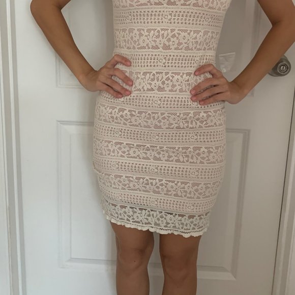 NWOT Urban Outfitters Kimchi Blue Lace Mini Dress - Picture 7 of 9